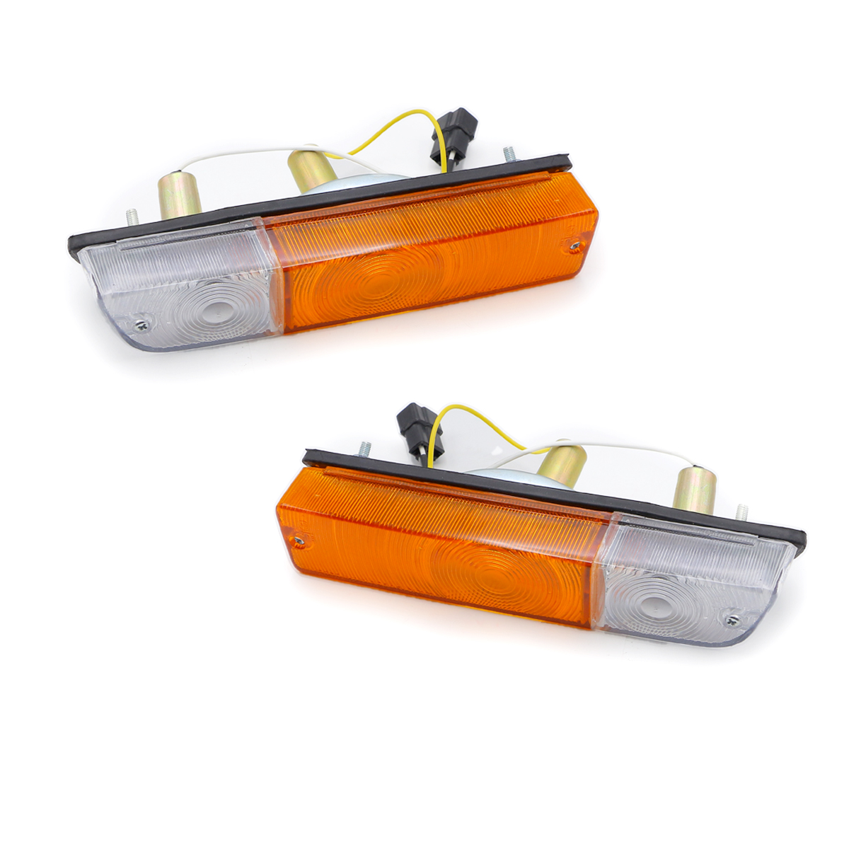 ไฟเลี้ยวกันชนหน้า ซ้าย+ขวา สีส้มใส จำนวน 2ชิ้น สำหรับใส่รถ Datsun