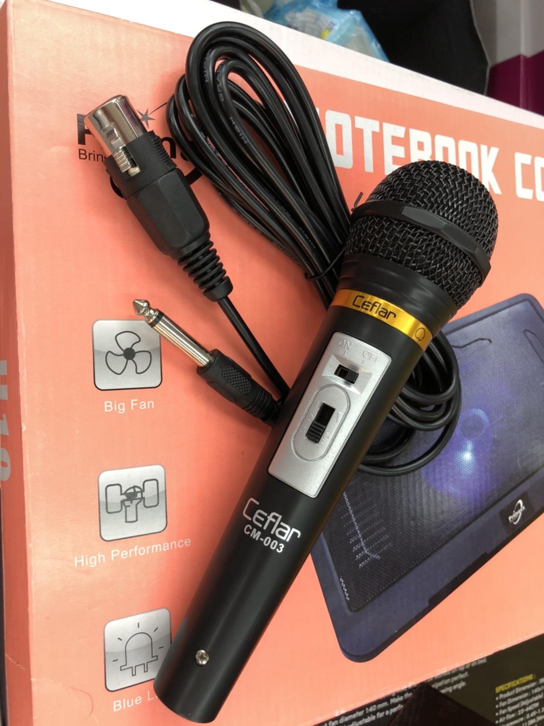 Ceflar Microphone ไมโครโฟน CM-003 สายยาว3เมตร