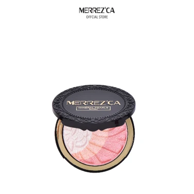 MERREZ'CA Mineral Pearls Blush บลัชออนที่ให้สีสันเด่นชัดให้ใบหน้าดูมีมิติ