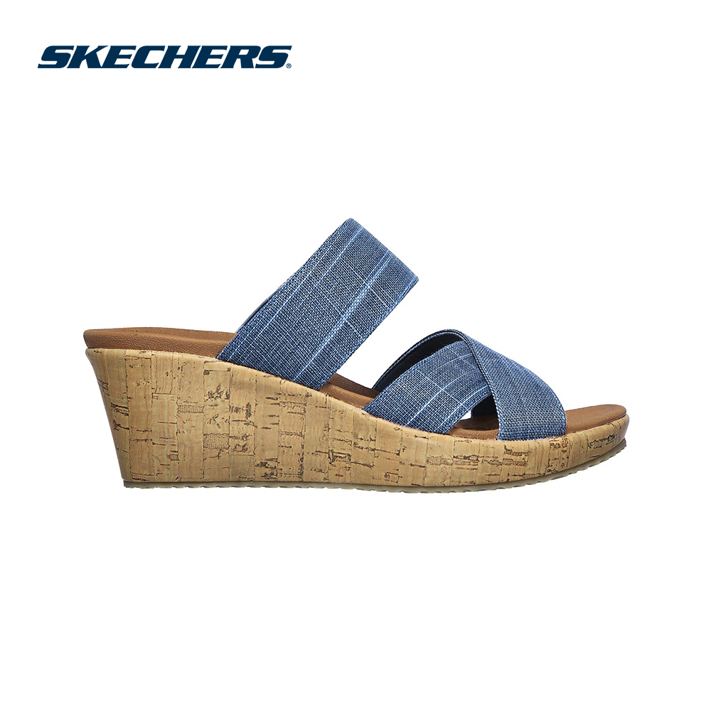 Skechers สเก็ตเชอร์ส รองเท้าแตะ ผู้หญิง Beverlee Cali Sandals Shoes - 119077-NVY