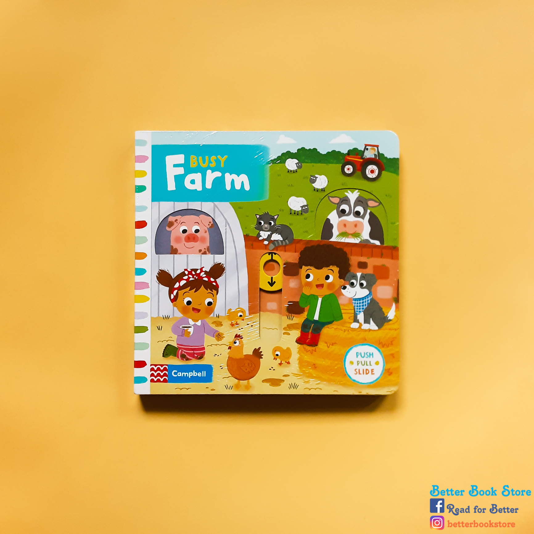 Busy: Farm ? (Activity Board Book) หนังสือเด็ก บอร์ดบุ๊คพร้อมกิจกรรม ภาษาอังกฤษ