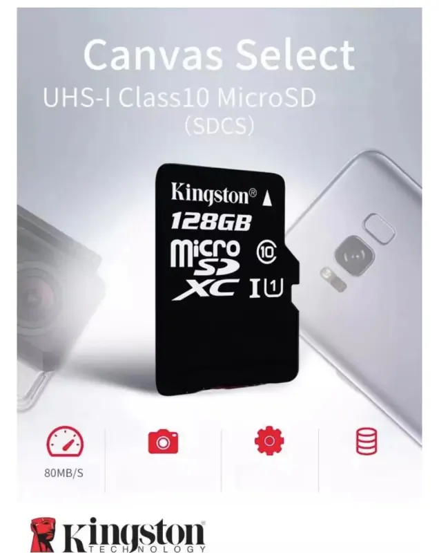 ภาพสินค้าพร้อมส่ง Selle Kingston Memory Card Micro SD SDHC 128 GB Class 10 คิงส์ตัน เมมโมรี่การ์ด 128 GB Kingston จากร้าน The PGM บน Lazada ภาพที่ 5
