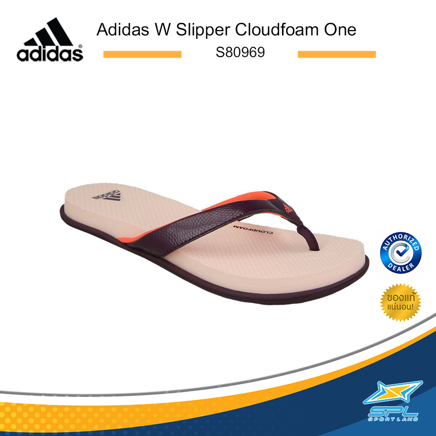 Adidas รองเท้า แตะ ผู้หญิง อดิดาส Women Slipper Cloudfoam One S80969 (1190)