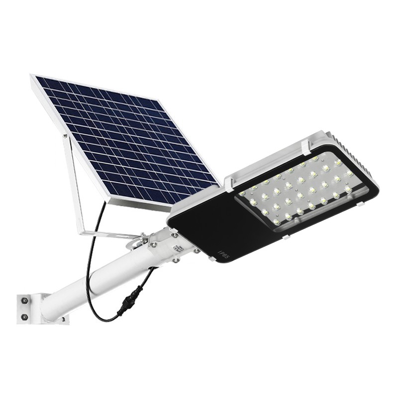 SOLAR LED STREET LIGHT โคมไฟถนนโซล่าร์เซลล์ กำลังไฟ 50 วัตต์ พร้อมขายึดแผงโซล่าร์และขายึดเสาไฟ และรีโมทคอนโทรล รุ่น SOLAR-AB-50 โคมไฟ โคมไฟโซล่าเซล โคมไฟติดผนัง โคมไฟถนน โคมไฟโซล่าเซลล์ โซล่าเซล โซล่าเซลล์ Solar Cell(1895) | Lazada.co.th