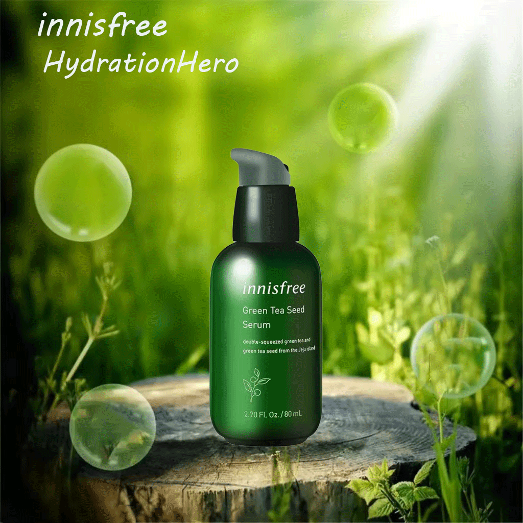 Innisfree Green Tea Seed Serum 80ml New 2021 อินนิสฟรี กรีนที เซรั่ม ผิวชุ่มชื้น สำหรับทุกสภาพ 7122