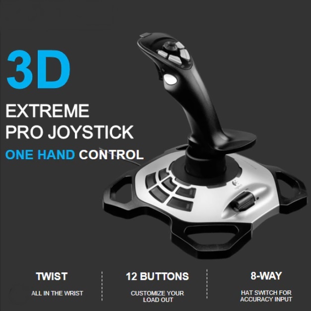  logitech extreme 3d pro joystick 