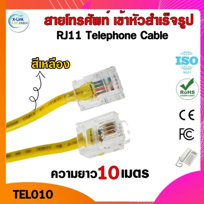 telephone line 10m.