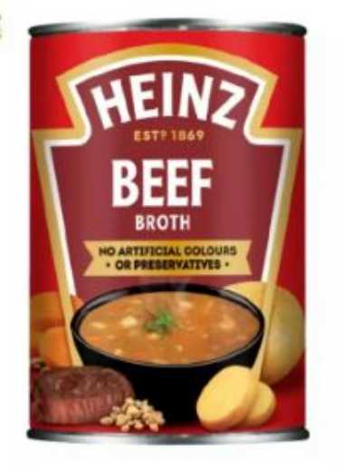 Heinz Beef Borth Soup 400g
