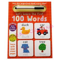 Let's Learn The First 100 Words - Wipe Clean Activity Book  (หนังสือภาษาอังกฤษ)