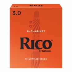Rico ลิ้นบีแฟลต คลาริเน็ต # NO.3 (กล่องละ 10 อัน)