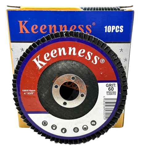 กระดาษทรายซ้อน หลังแข็ง KEENNESS 4นิ้ว (40320) (1ใบ) ใบเจียทรายซ้อน แผ่นเจียรทรายซ้อน จานทราย