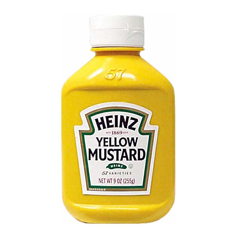 ไฮนซ์ ซอสเยลโล่มัสตาร์ด 255 กรัม/Heinz Yellow Mustard Sauce 255g