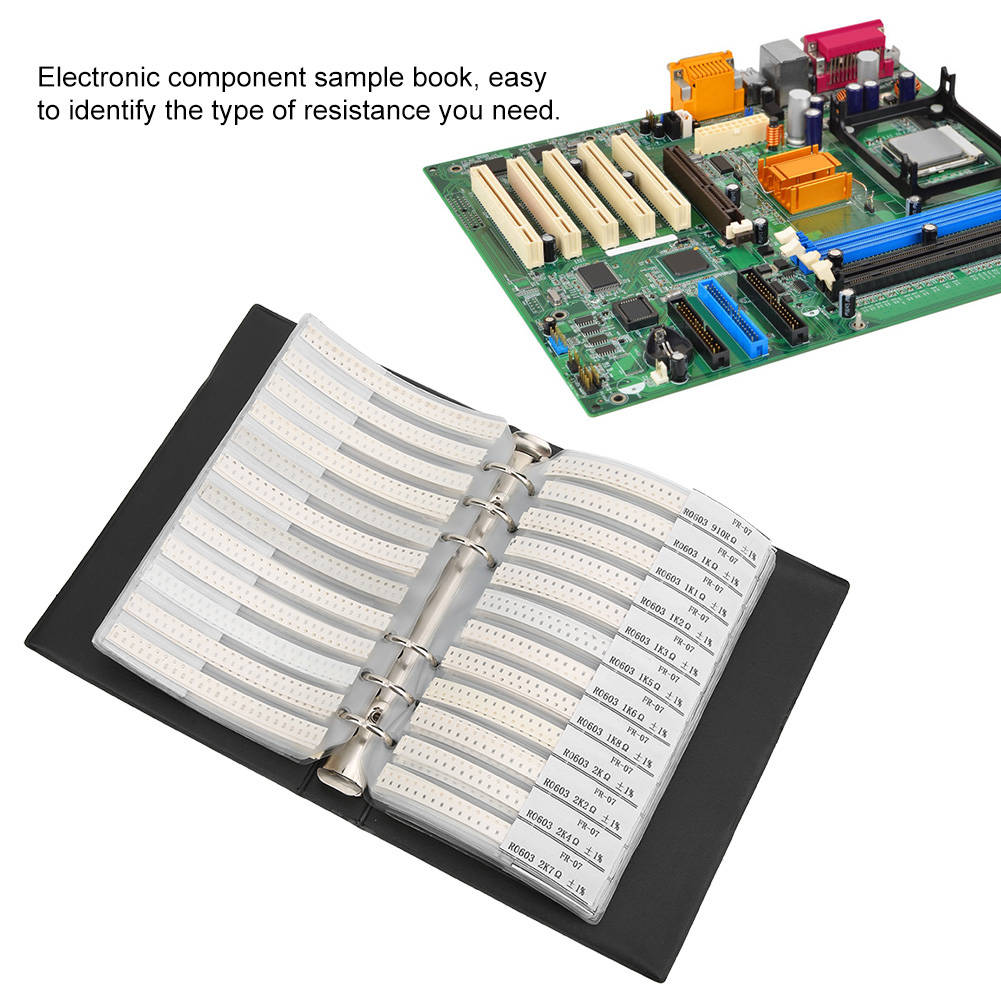 10pcs Empty Pages For SMD Electronic Components Sample Book - Organize Parts