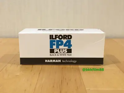 ฟิล์มขาวดำ ILFORD FP4 Plus 125 120 Black and White Film Medium Format Hasselblad
