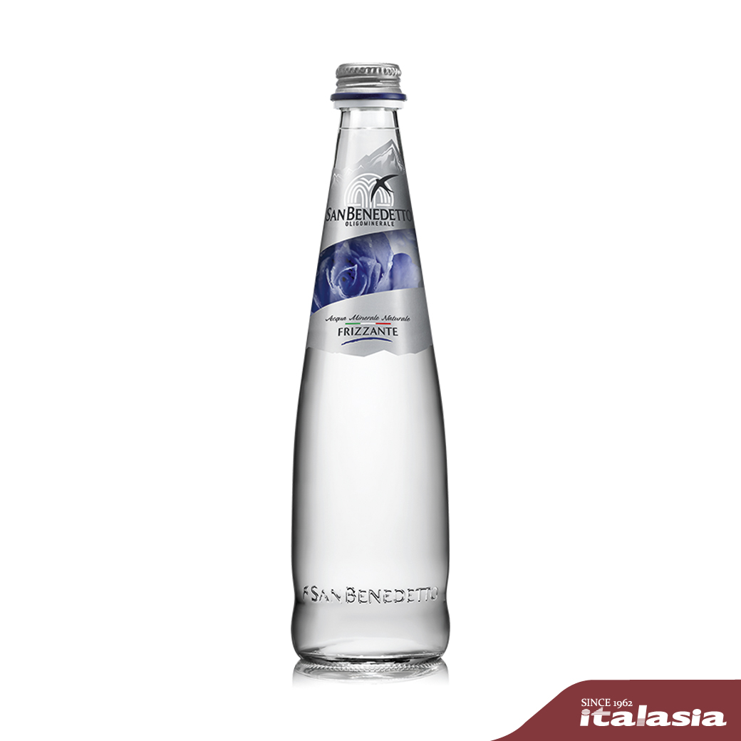 San Benedetto Sparkling Mineral water Prestige Glass 0.5 L | ซาน เบเนเดตโต้ น้ำแร่สปาร์คกลิ้ง ขวดแก้ว  0.5 ล.