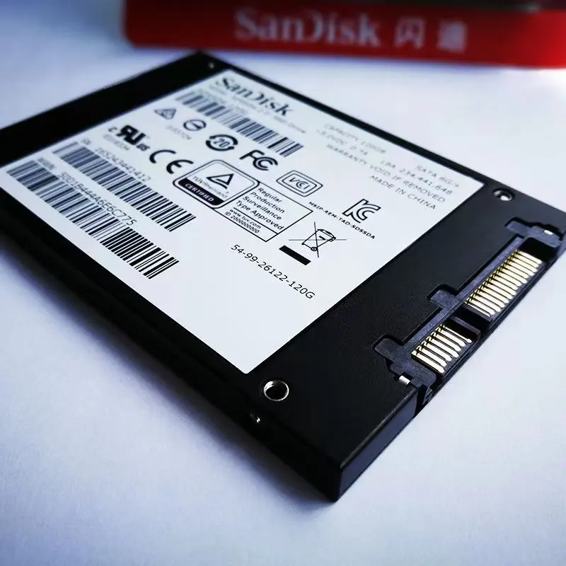 ภาพสินค้าSanDisk SSD PLUS 3D NAND 2.5" SATA Solid State Drive Max. 560MB/s ((120G/240G/480G/960G) เหมาะสำหรับโน๊ตบุ๊คและเดสก์ท็อป1-3 วัน รับประกัน 3 ปี จากร้าน Woof บน Lazada ภาพที่ 6