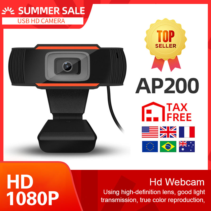กล้องเว็บแคม Hoco Webcam Full HD 1080P รุ่น DI01 พร้อมไมโครโฟน สำหรับใช้ต่อเข้ากับคอมพิวเตอร์ และโน๊ตบุ๊ค ไม่ต้องติดตั้งไดร์เวอร์