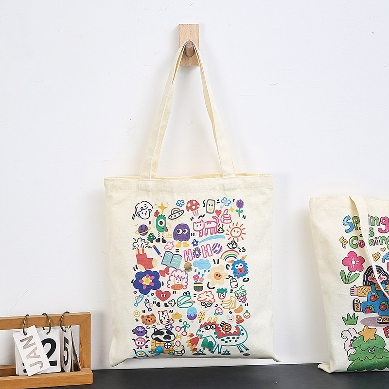 Tote Bag กระเป๋าผ้าสุดคิ้วท์ เนื้อผ้าดี สีสวย ลายสกรีน น่ารัก กระเป๋า ...