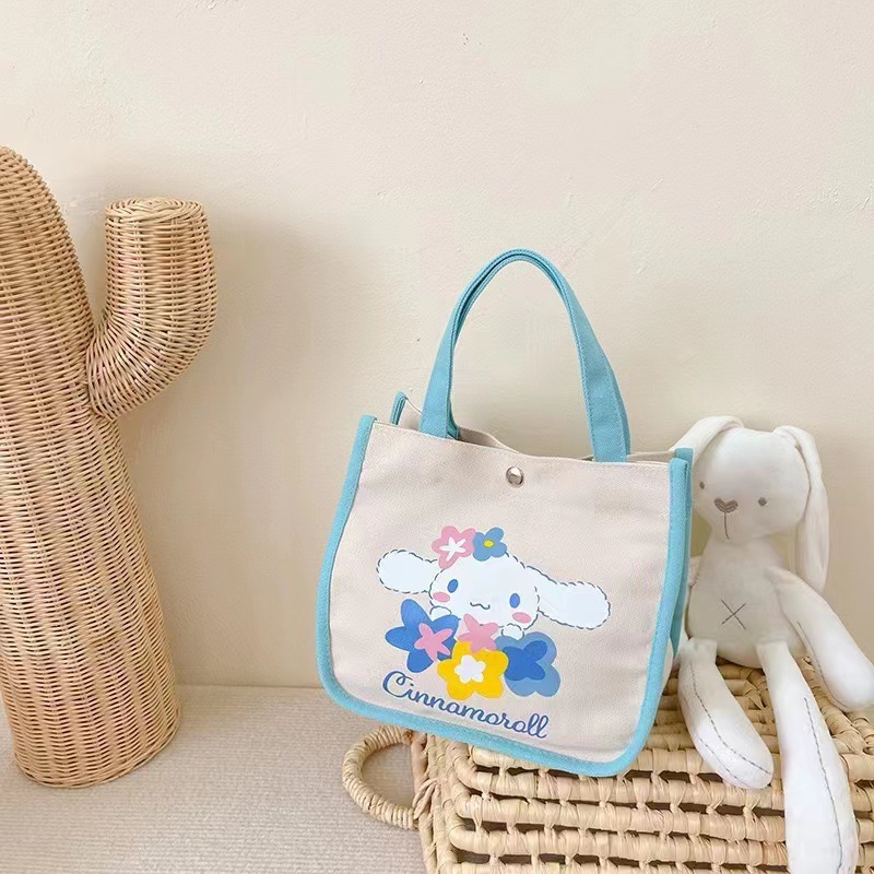 AmBag กระเป๋าถือ คล้องแขน ลายมายเมโลดี้ ตัวการ์ตูนสุดฮิต สีพาสเทล สไตล์ ...