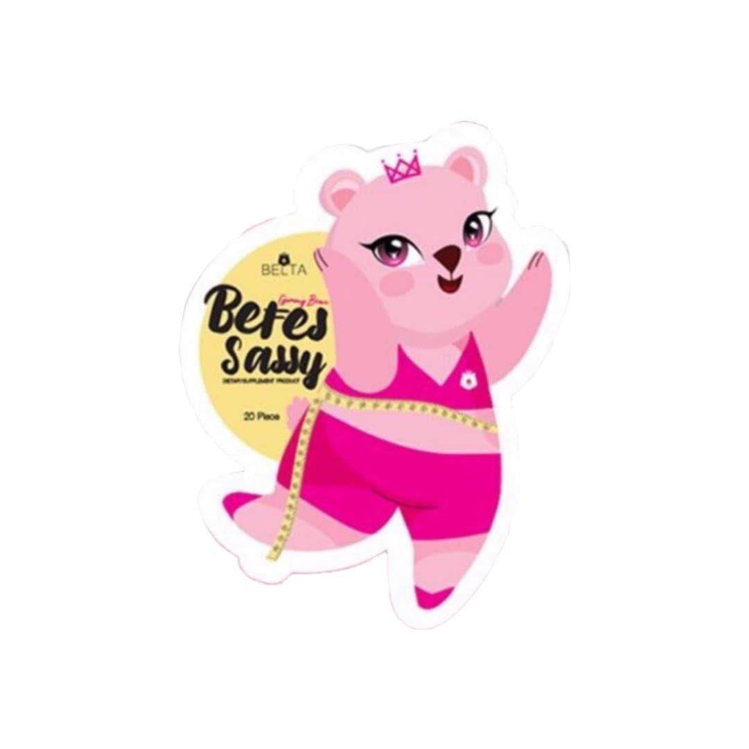 Befes Gummy Bear เยลลี่ลดน้ำหนักเพื่อสุขภาพ อิ่มนานไม่หวานไม่อ้วน บรรจุ 20 ชิ้น (1 ซอง)