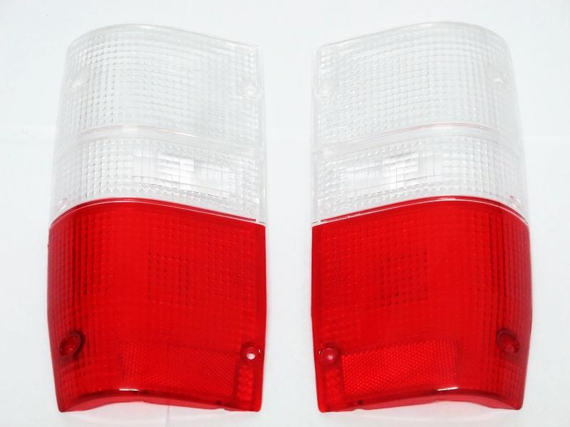 ฝาไฟท้าย มิตซูบิชิ ไซโคลน L200 ปี 1986-1995 1คู่ ฝาสองสี ขาว/แดง MITSUBISHI CYCLONE LENS สำหรับรถกระบะ ราคาถูก คุณภาพดี REAR TAIL LIGHT CLEAR-RED LENS PAIR FOR  MITSUBISHI CYCLONE