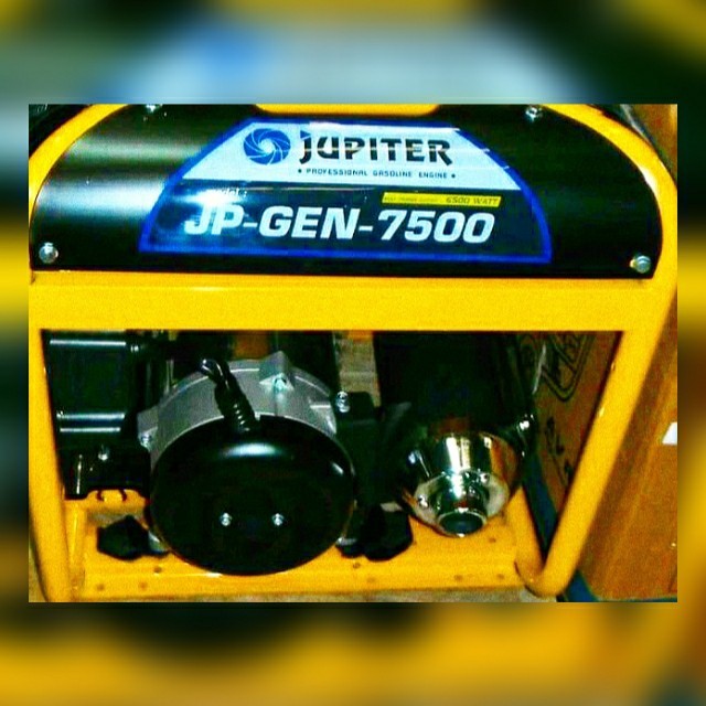JUPITER เครื่องปั่นไฟ รุ่น JP-GEN-7500 6500 วัตต์ 15แรงม้า เครื่องยนต์ 4จังหวะ (เชือกดึงสตาร์ท/กุญแจสตาร์ท) ปั่นไฟ เครื่องกำเนิดไฟ generator จัดส่งฟรีKERRY