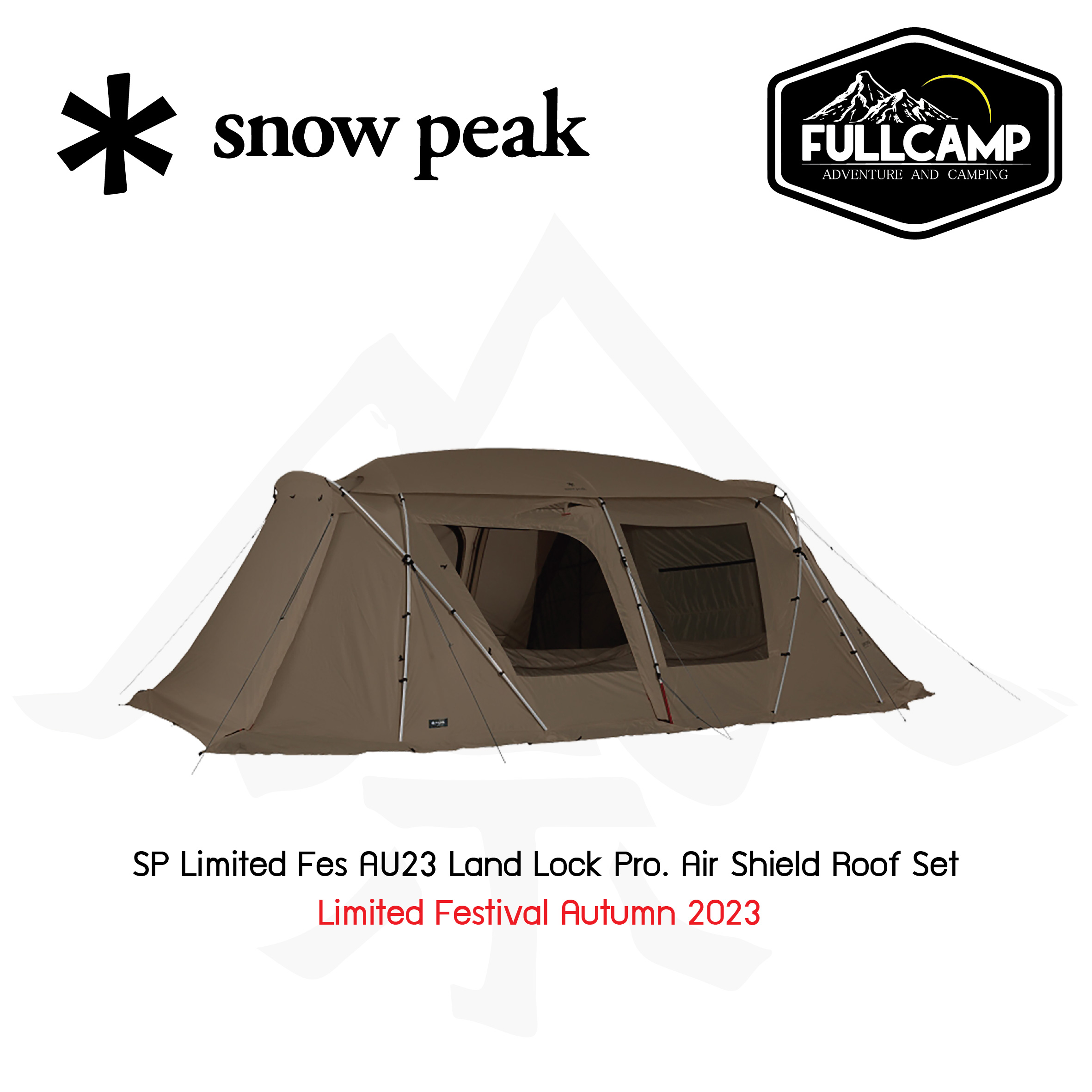 Snow Peak Limited Fes AU23 Land Lock Pro. Air Shield Roof Set เต๊น 