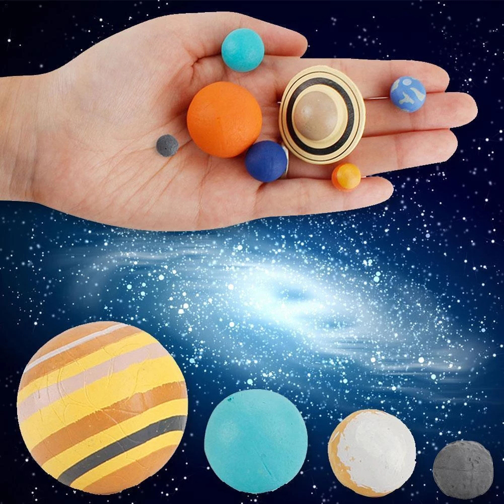 GGWTGTT ของเล่นวิทยาศาสตร์การสอนวัสดุ Mercury สำหรับเด็ก Neptune Mars รุ่น Figures การจำลองพลังงานแสงอาทิตย์ระบบโลกกว้างใหญ่ระบบระบบ Planet