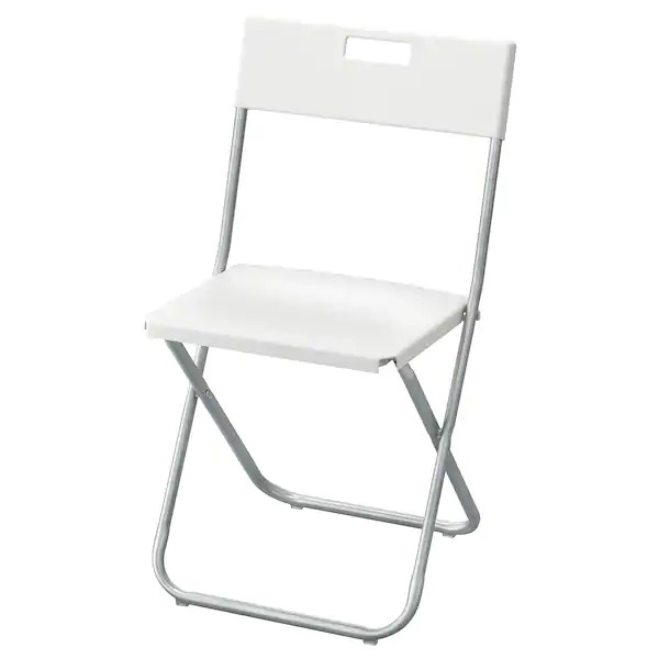 IKEA แท้ค่ะ ขายไม่แพงเลย เก้าอี้พับ GUNDE กุนเด สีขาว สีดำ