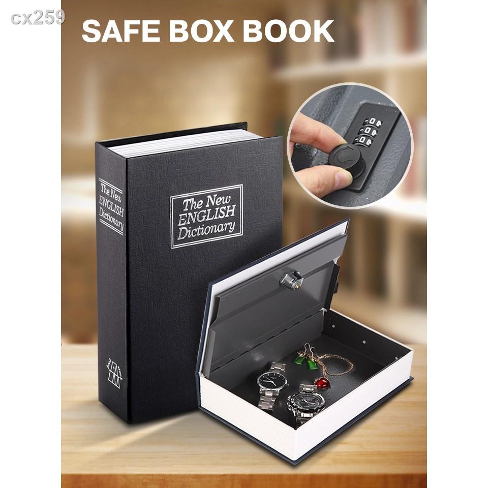 ขายดีเป็นเทน้ำเทท่า ✖۩ตู้นิรภัยรูปหนังสือ ตู้นิรภัย ตู้เซฟ กล่องใส่เงิน เซฟหนังสือ กล่องแอบเงิน Safe Box Book