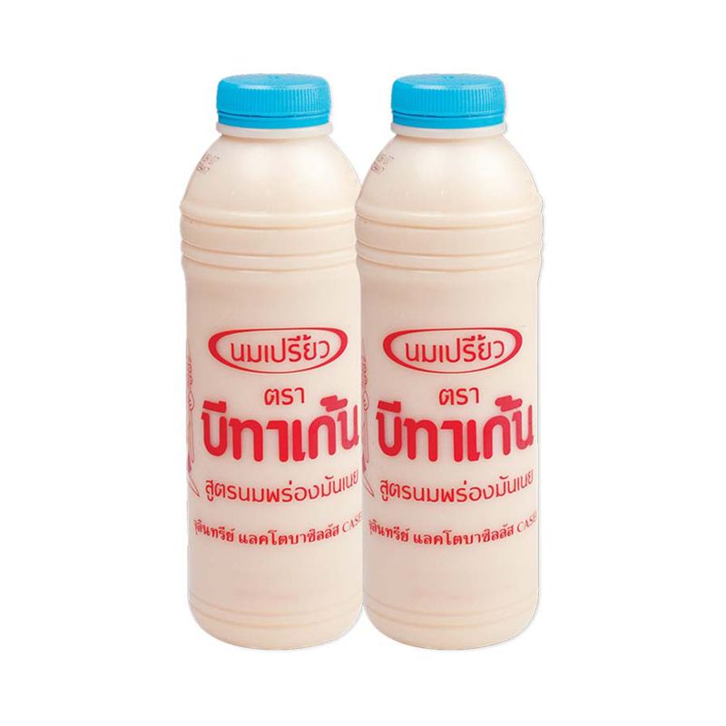 บีทาเก้น นมเปรี้ยว สูตรนมพร่องมันเนย 700 มล. x 2 ขวด/Beatgen skim milk formula, 700ml x 2 bottles