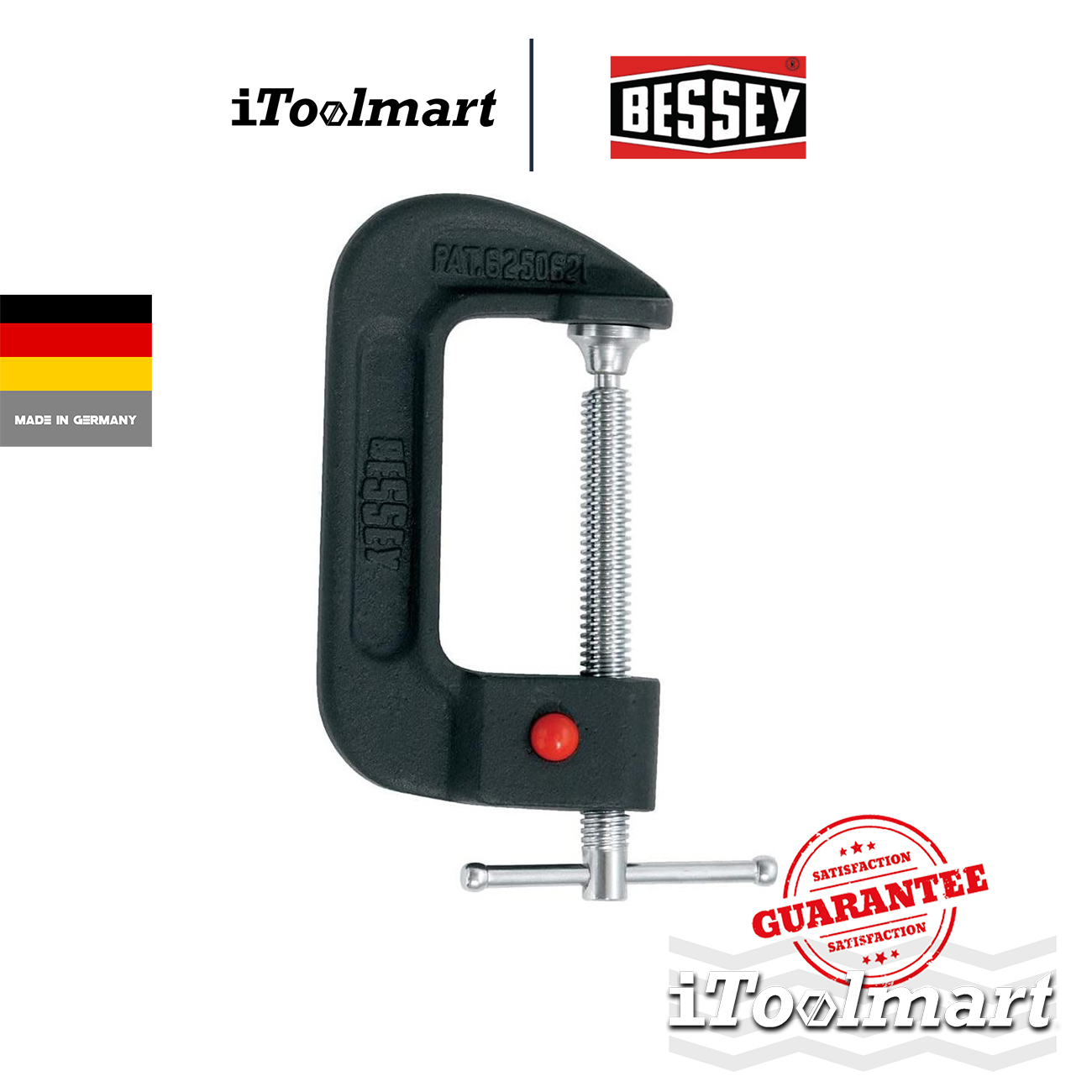 BESSEY Quick Release CClamp QRCC4 ปากกาตัวซี มีขนาดให้เลือก 4 นิ้ว / 6
