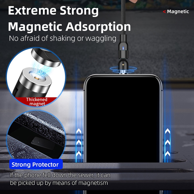 Cable Plug Phone Magnet Charger Plug Micro-USB Fast Charging Adapter