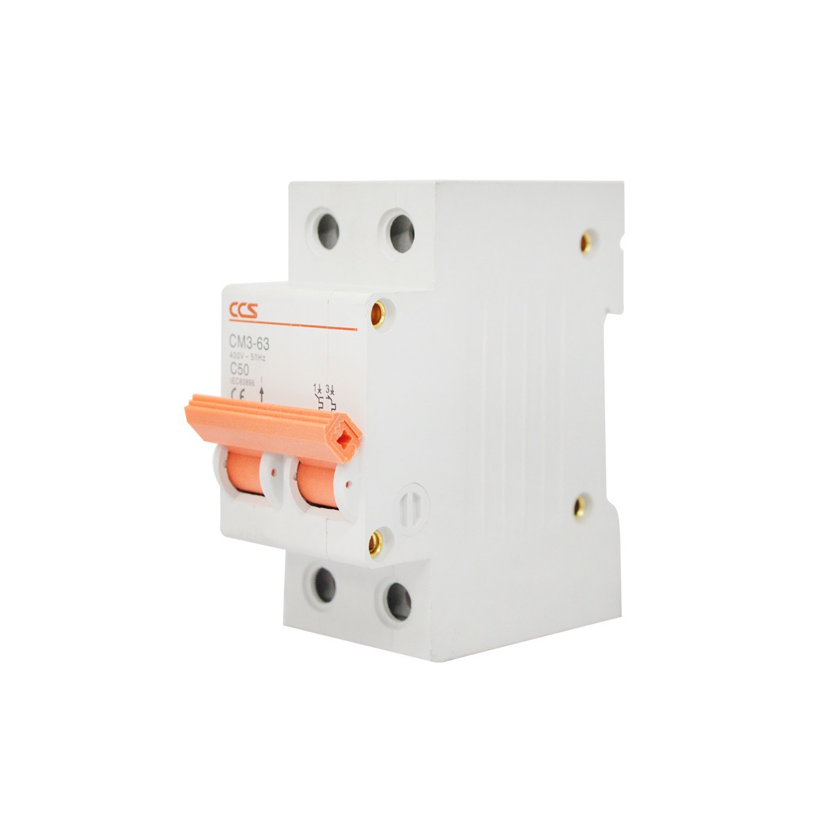 เมนเบรกเกอร์ CCS 2P 10A , 16A , 20A , 32A , 40A , 50A , 63A 4.3 Mini Circuit Breaker