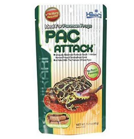 อาหารกบฮอร์นฟ็อค ชนิดแท่ง 40g Hikari Packman Frog PAC Attack Food ส่งไว ...