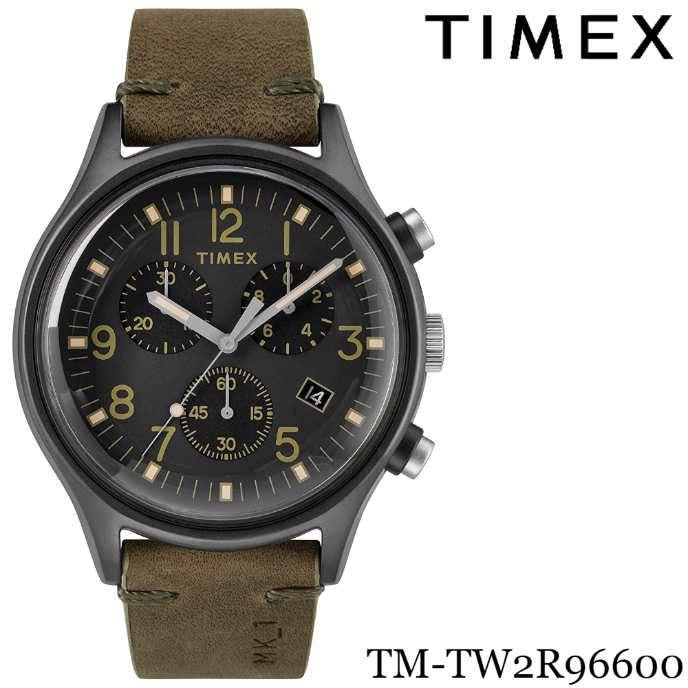 Timex TM-TW2R96600 MK1 SST Chronograph นาฬิกาข้อมือผู้ชาย สีเขียว