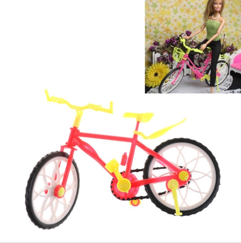 เครื่องแต่งบ้านตุ๊กตาบาร์บี้ บลาย คละแบบ สี จักรยาน สี จักรยาน