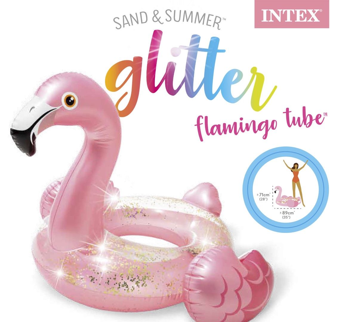 Toys R Us GLITTER FLAMINGO TUBE (921200)