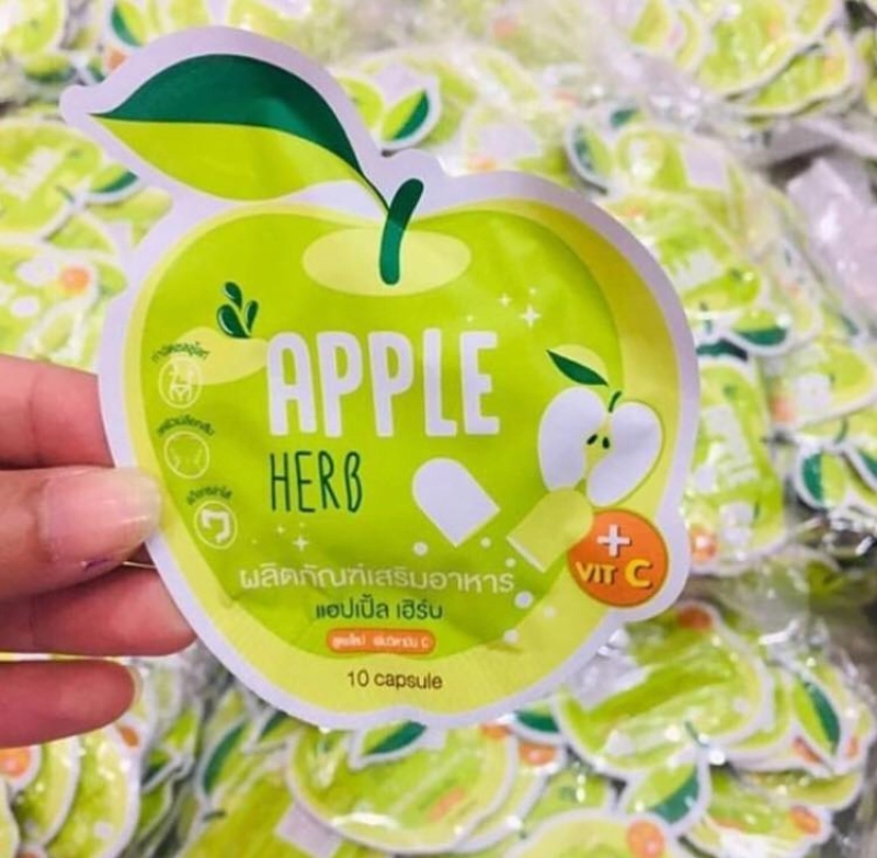 ภาพหน้าปกสินค้า(10ชอง)Green Apple Herb ดีท็อกแอปเปิ้ล