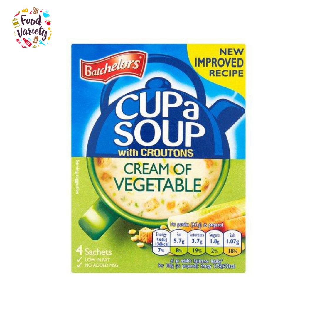 Batchelors Cup a Soup Cream of Vegetable with Croutons 122g ซุปผักครีมกึ่งสำเร็จรูป