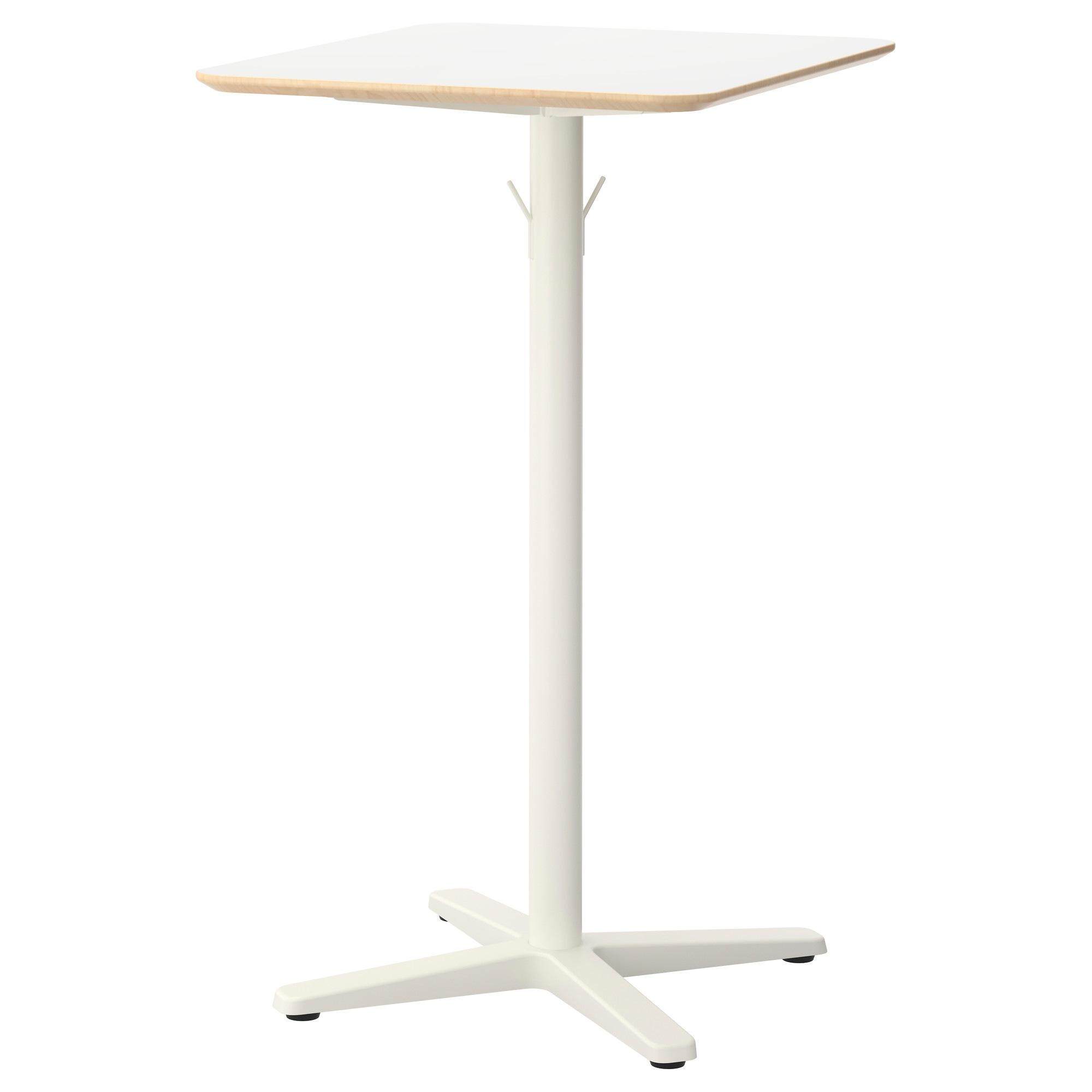 [ด่วน!! โปรโมชั่นมีจำนวนจำกัด] โต๊ะบาร์, ขาว, ขาว ขนาด 70x60 ซม. โต๊ะบาร์ BILLSTA ขนาด 70x60 ซม.