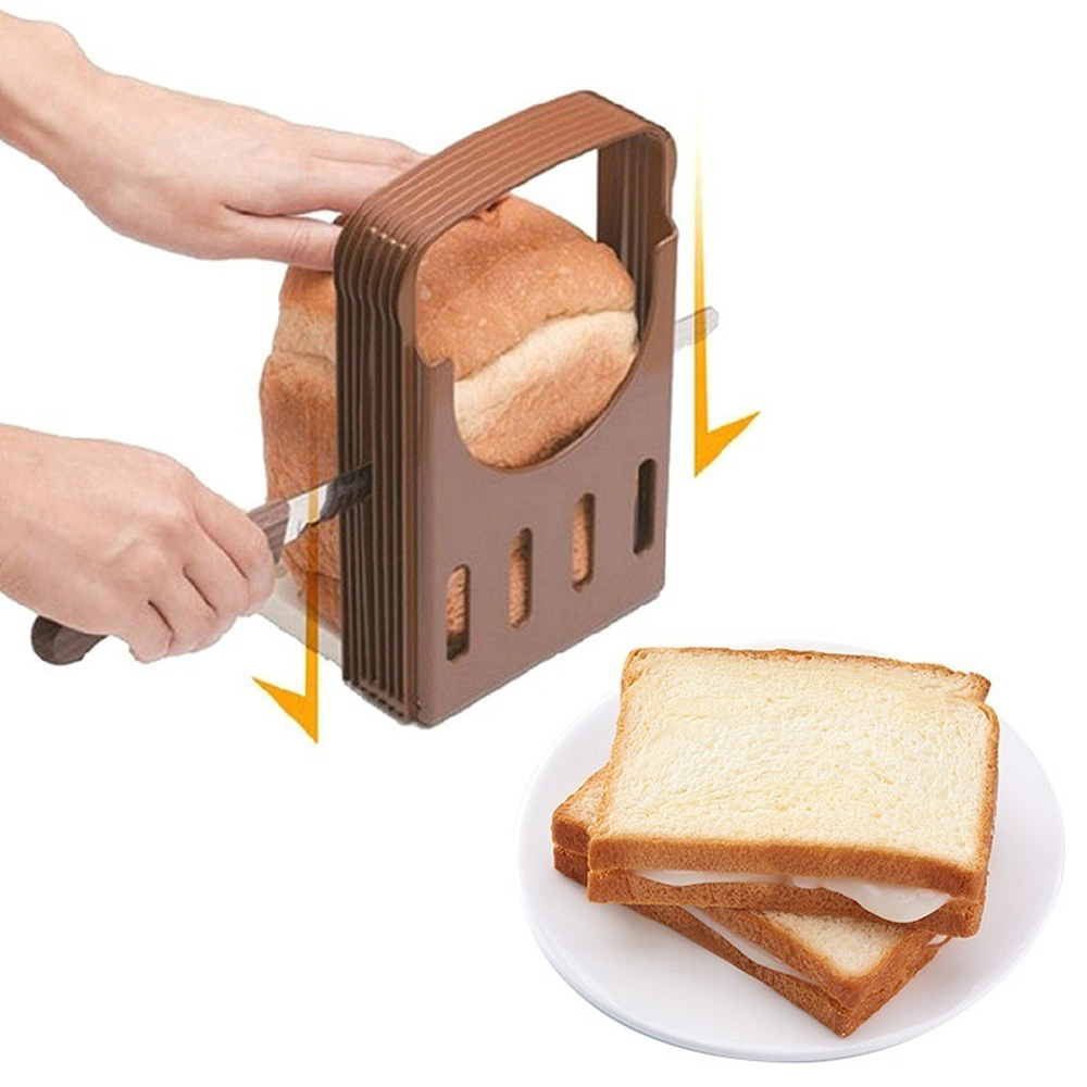 CHUBB Plastic Loaf Cutting Rack Baking Tool Toast Slicer Bread Cutter Kitchen Accessories