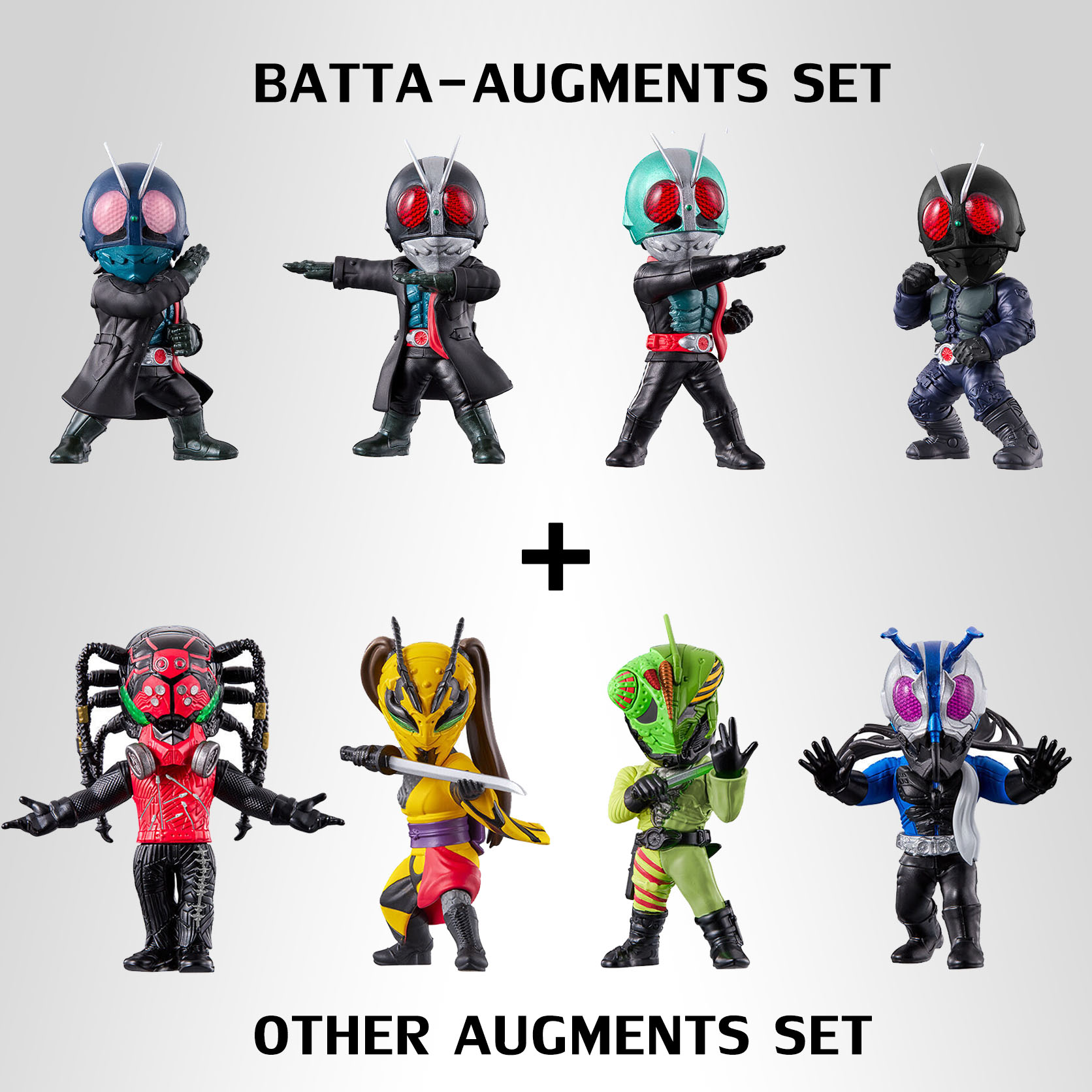 เหมา Bandai Converge Motion Shin Kamen Rider BATTA-AUGMENTS+
