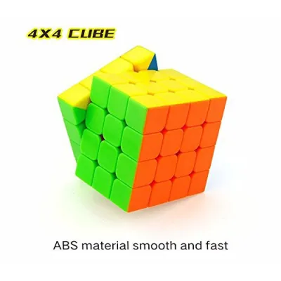 รูบิค 4x4 อย่างดีหมุนลื่น Cuberspeed 4X4 Magic cube color 4X4X4 Speed cube