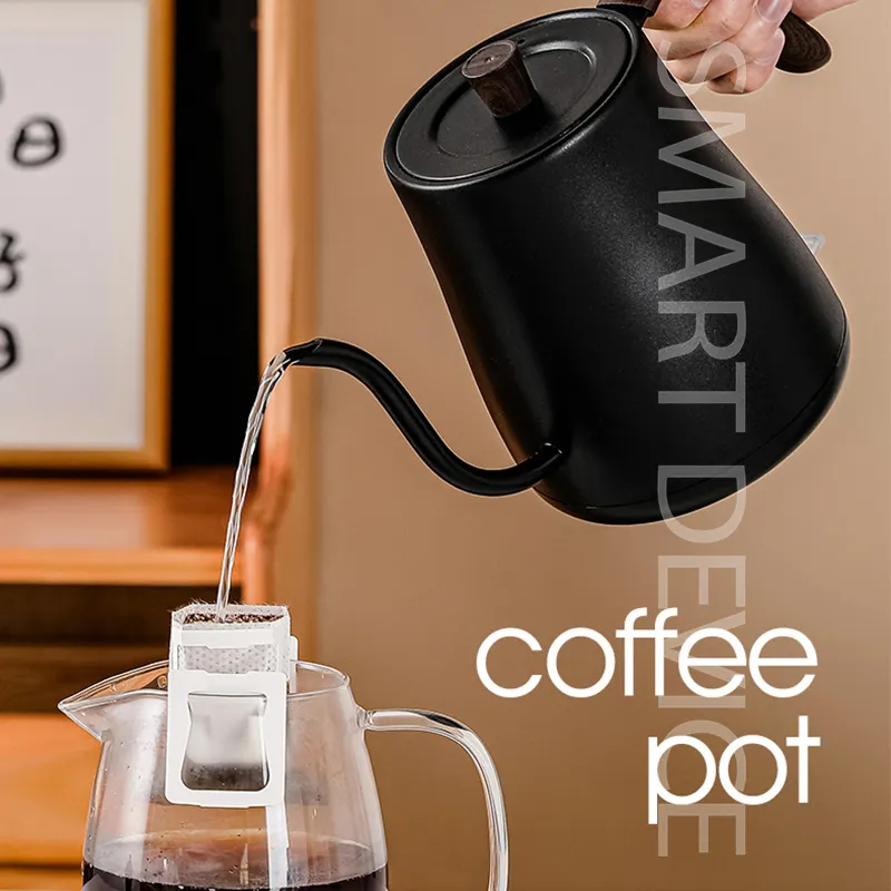 ภาพสินค้า220v 304 Stainless Steel kettle Electric Coffee Pot Hot Water jug Heating Water Bottle Gooseneck Tea Kettle จากร้าน I Smart Device Store บน Lazada ภาพที่ 4