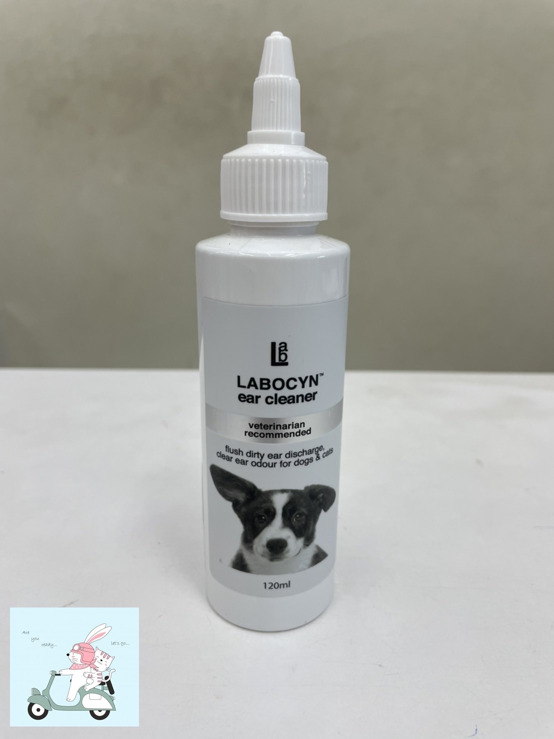 labocyn ear cleaner ลาโบซิน น้ำยาล้างหูสำหรับสัตว์เลี้ยง 120ml