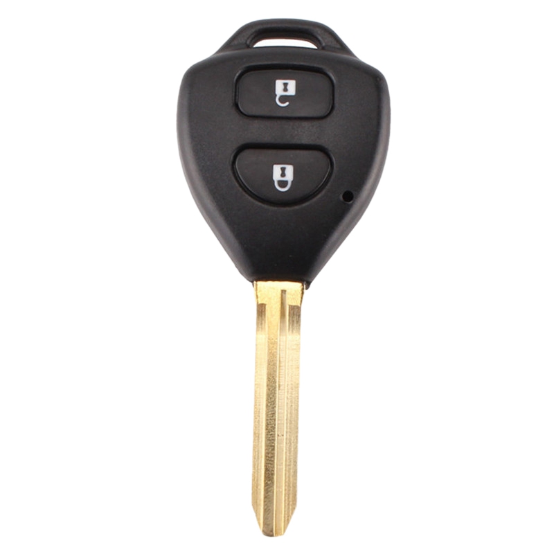 สีดำ Remote ที่เก็บกุญแจ Fit สำหรับ TOYOTA Rav4 Corolla