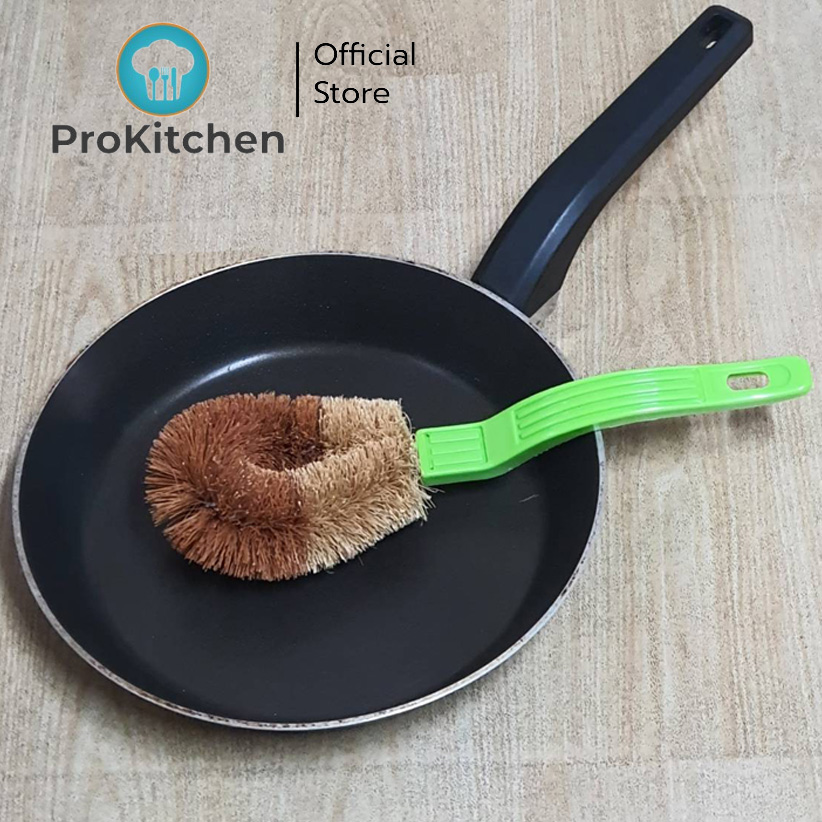 Kudzun แปรงล้างกระทะ แปรงขัดกระทะ(เส้นใยกากมะพร้าว) ProKitchen