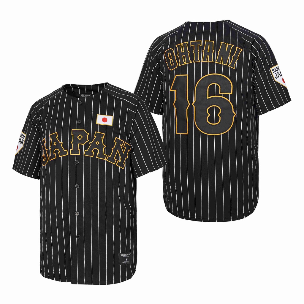 BG baseball jerseys Japan 16 OHTANI jerseys Outdoor sportswear Embroidery  sewing black Hip-hop Street culture 2023 World - AliExpress