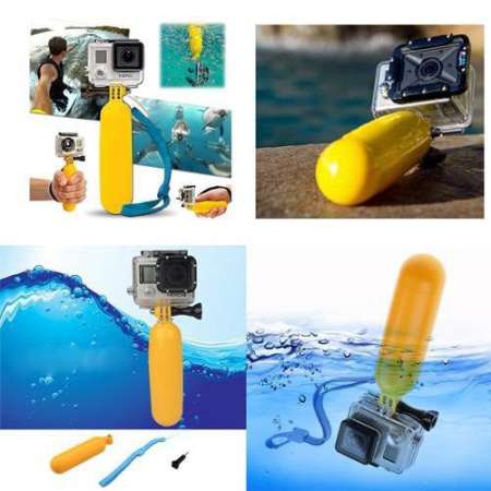 มือจับลอยน้ำสำหรับยึดจับกล้อง Action Camera / Go Pro Hero